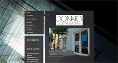 Desktop Screenshot of donatocostruzionisrl.com