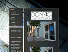 Tablet Screenshot of donatocostruzionisrl.com
